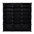Étagère à Chaussures, Organisateur Portable à 7 Niveaux, Étagère Cubique Modulable DIY Polyvalente pour Talons/Bottes/Pantoufles (403030)