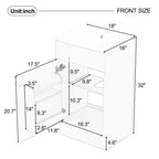 Meuble de salle de bain avec lavabo intégré de 45 cm, armoire de rangement avec porte et étagère réglable, meuble-lavabo simple
