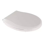 Round Toilet Seat, Slow Soft Close Toilet Seat, Biscuit 17