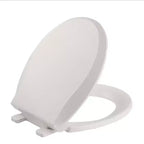 Abattant de toilettes rond, abattant de toilettes à fermeture progressive, biscuit 17