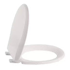 Abattant de toilettes rond, abattant de toilettes à fermeture progressive, biscuit 17